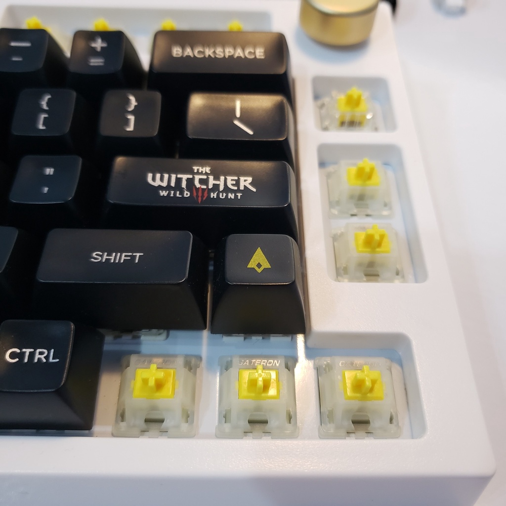 Switch Gateron Pro Milky Yellow dùng cho bàn phím cơ - Kicap