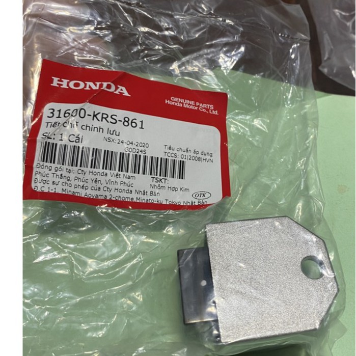 Tiết chế chỉnh lưu(Sạc ổn áp) dùng cho xe Wave/dream/cub honda chính hãng (Genuine Honda Regulator Rectifier)