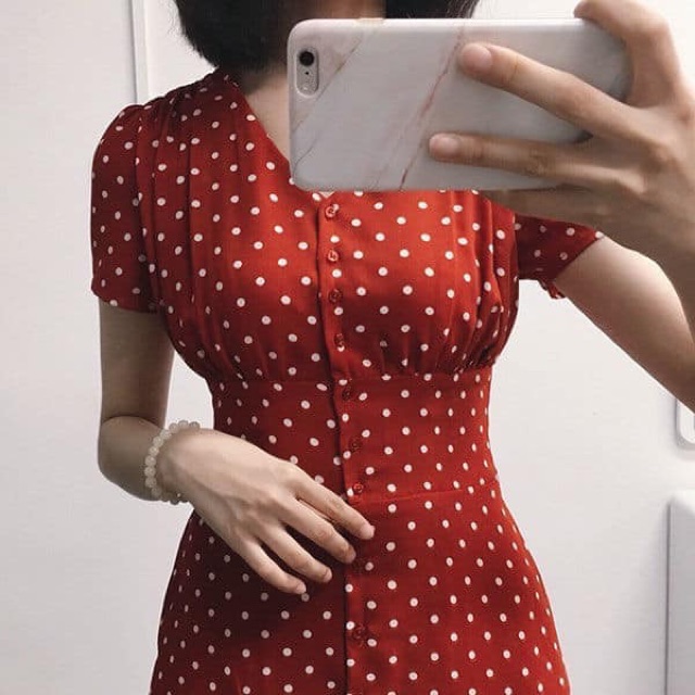 Váy chấm bi video thật chuẩn hàng quảng châu( hang order ) | BigBuy360 - bigbuy360.vn