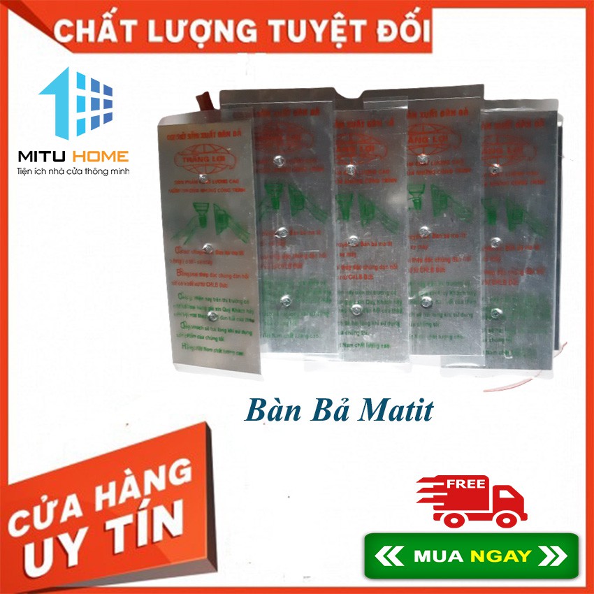 Bàn Bả Matit dùng để trộn bột bả dùng trong thi công xây dựng loại 24cm trắng