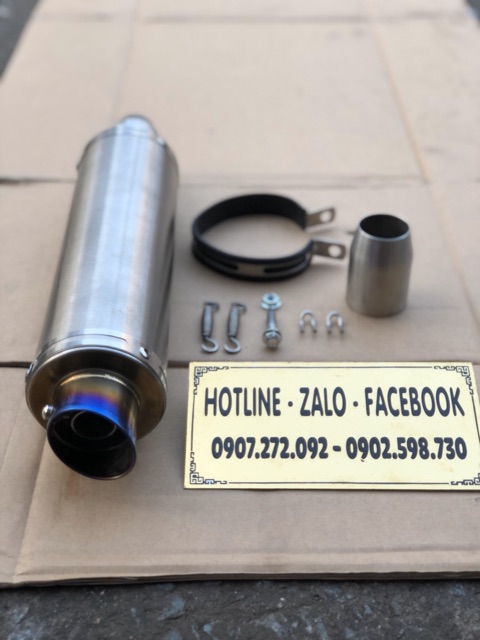 Pô lon STB inox đít titan hàng nhập kèm phụ kiện
