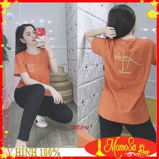 Đồ Bộ Thun Nữ Quần Dài Thun Cotton Mềm Mịn Thêu Chữ -MOMOSA
