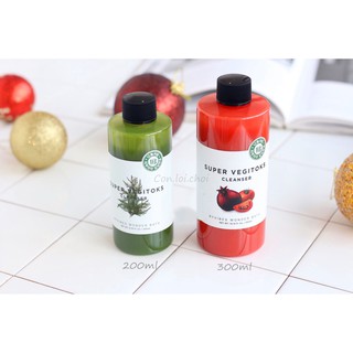 Sữa rửa mặt thải độc rau củ Super Vegitoks Cleanser