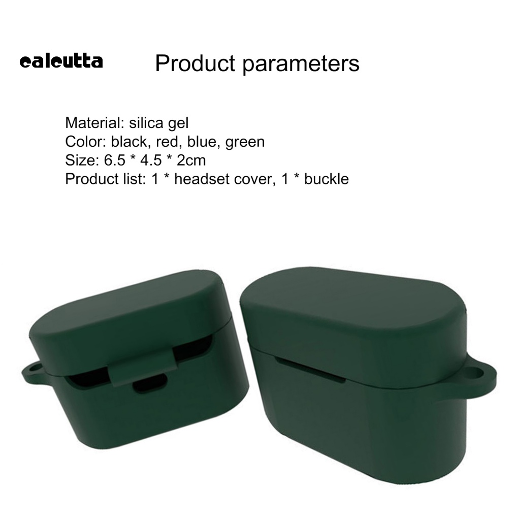 Hộp Đựng Tai Nghe Bằng Silicone Chống Sốc Cho QCY HT01