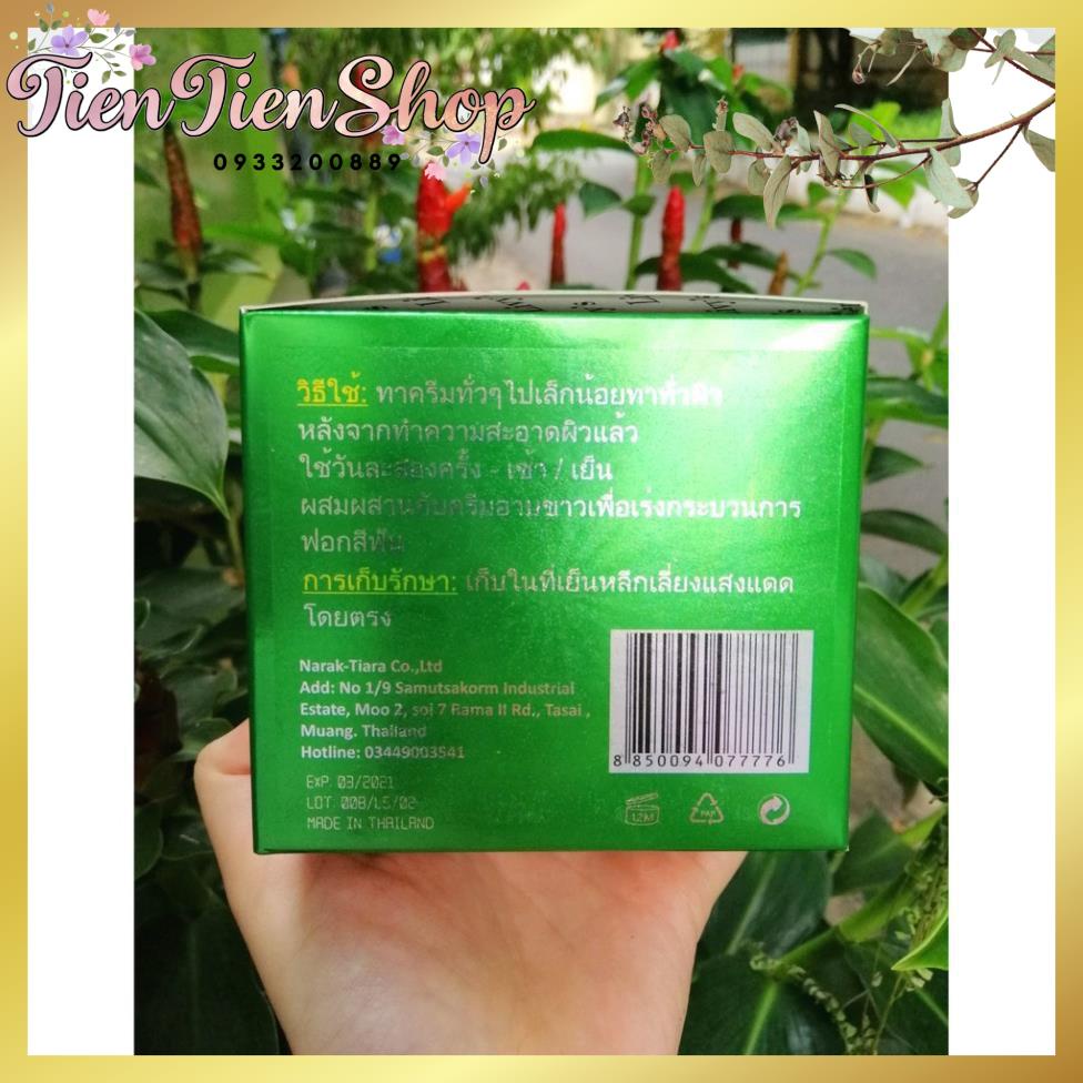 Kem body dưỡng trắng da Body Livy's Thailand Xanh Lá Mẫu Mới 2019
