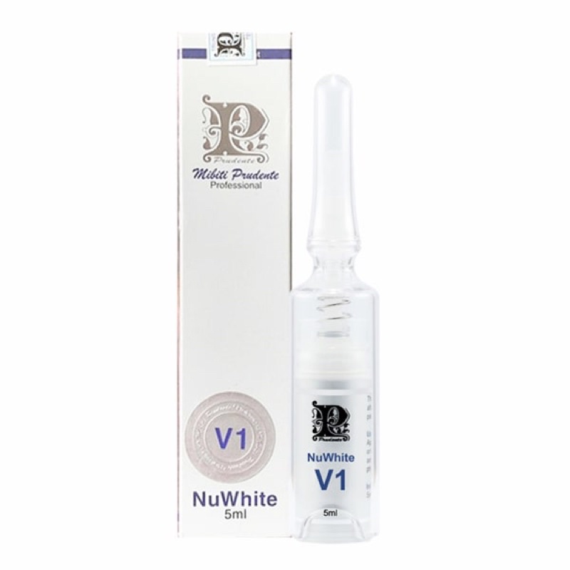 Kem TRẺ HOÁ và làm HỒNG VÙNG  KÍN Nuwhite V1 Mibiti Prudente 5ml của Mỹ