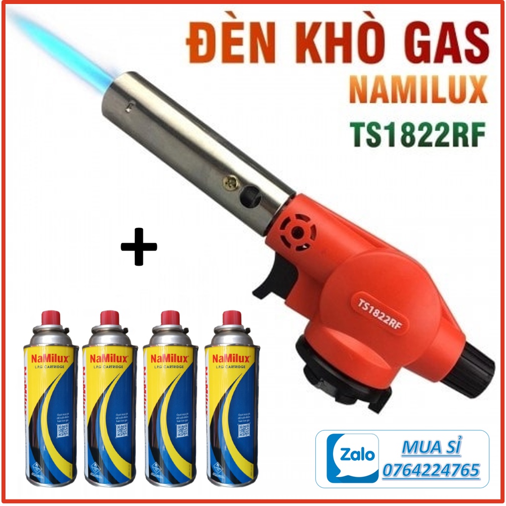 Khò gas mini NAMILUX TS1822RF - CÔNG NGHỆ NHẬT BẢN