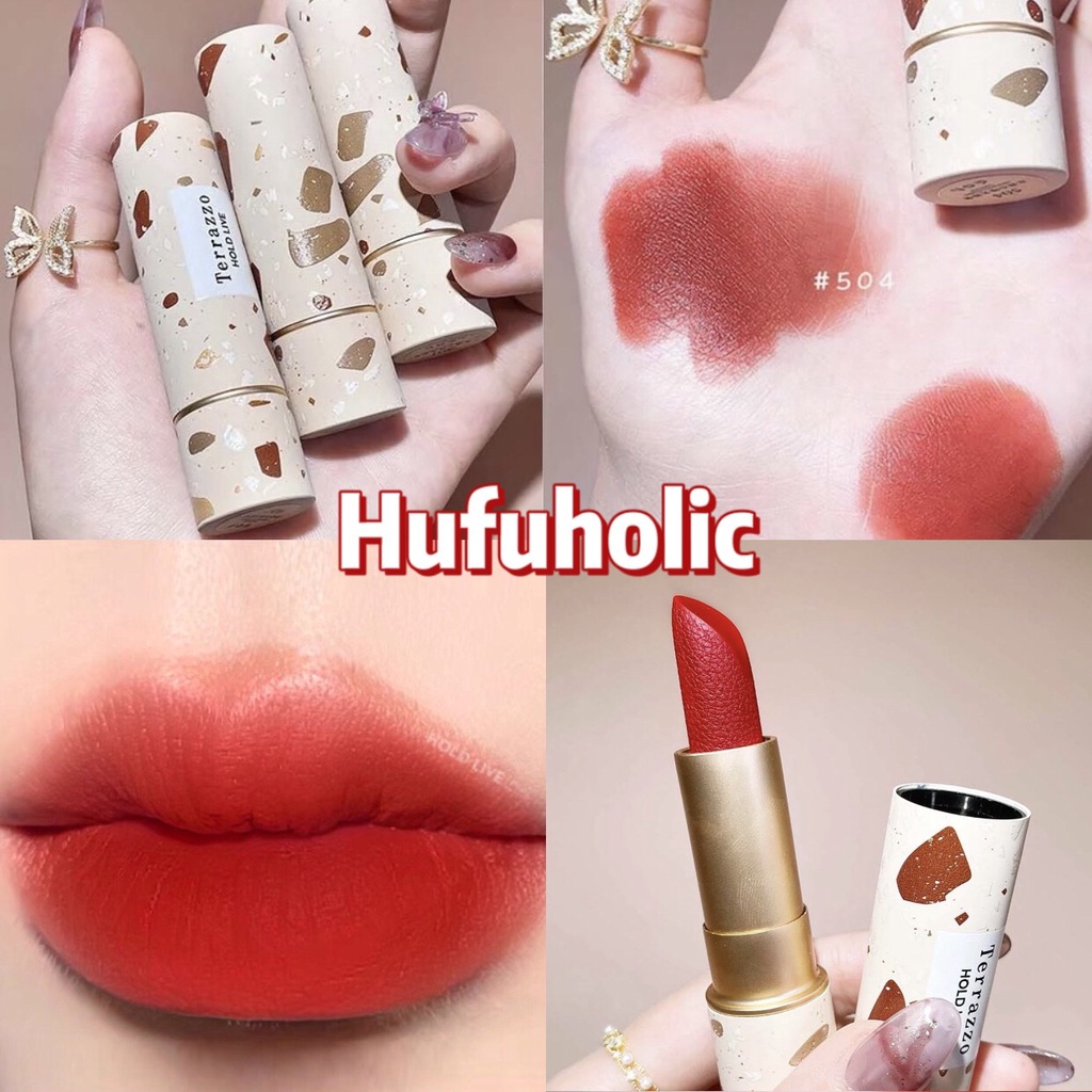 Son thỏi HOLD LIVE mỏng nhẹ mềm môi Terrazzo Dummy Lipstick HL510 HLIV77