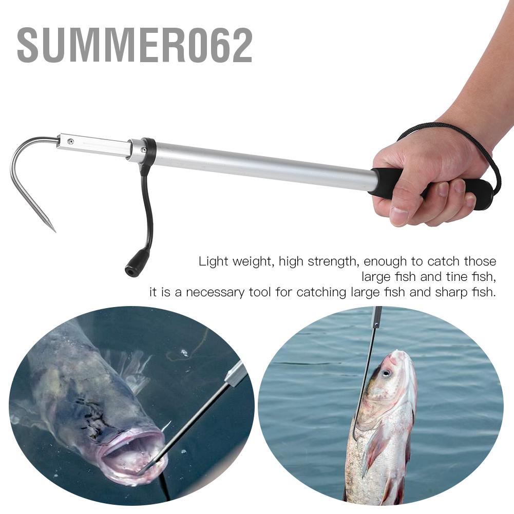 Móc câu cá thép không gỉ móc kính thiên văn biển móc hợp kim nhôm móc cá thiết bị 【Summer062】