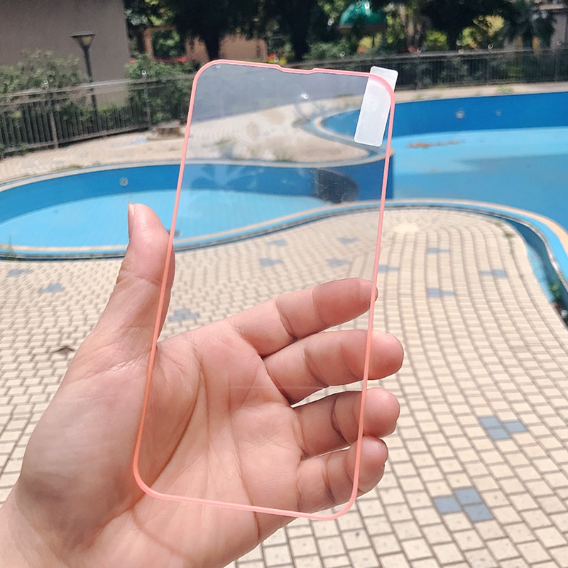 Phù Hợp Ốp Điện Thoại Kính Cường Lực Dạ Quang Màu Trơn Chống Sốc Cho Iphone 13Promax 14Plus XR 11 XS MAX 12