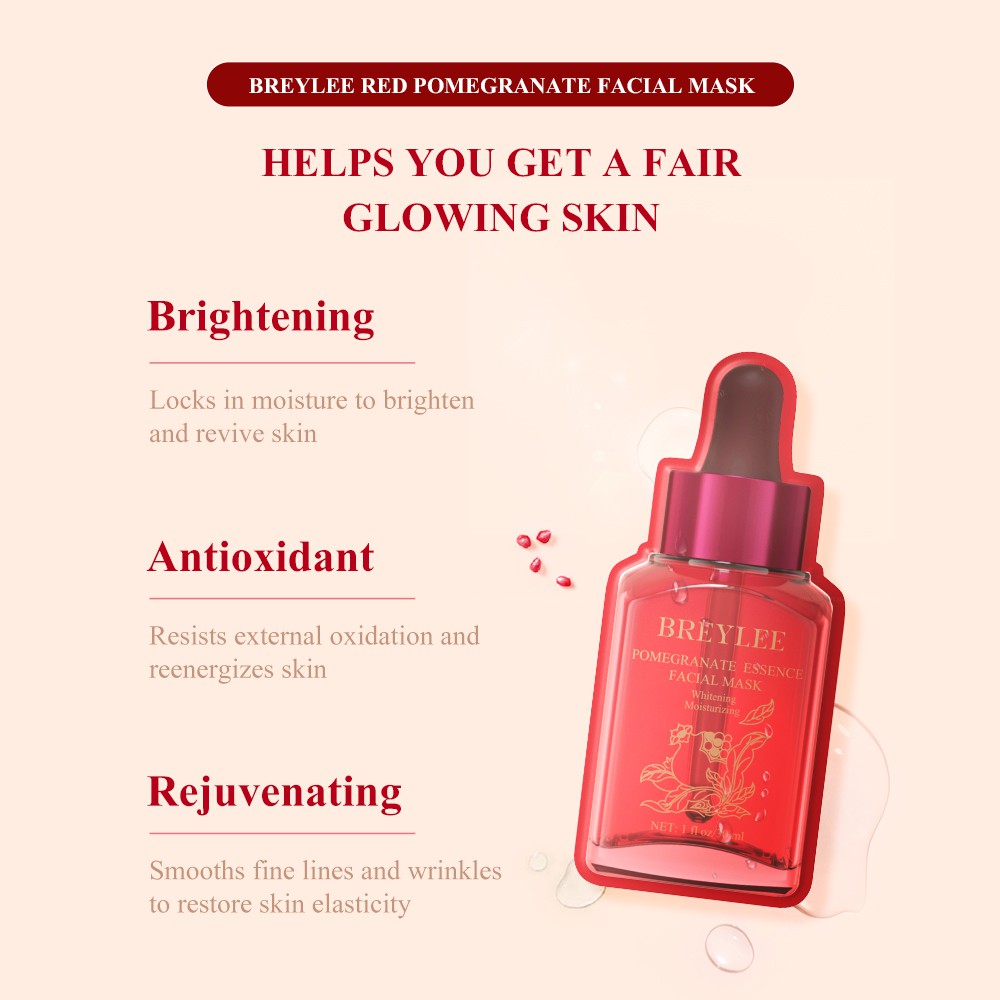 Mặt nạ BREYLEE chiết xuất tinh chất lựu đỏ 30ml 1Piece | BigBuy360 - bigbuy360.vn