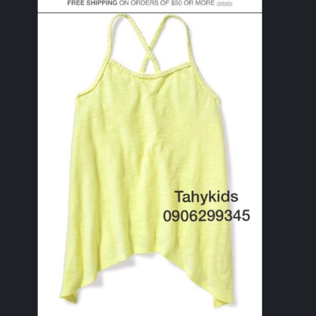 Áo dây old navy sz 10/12 tuổi
