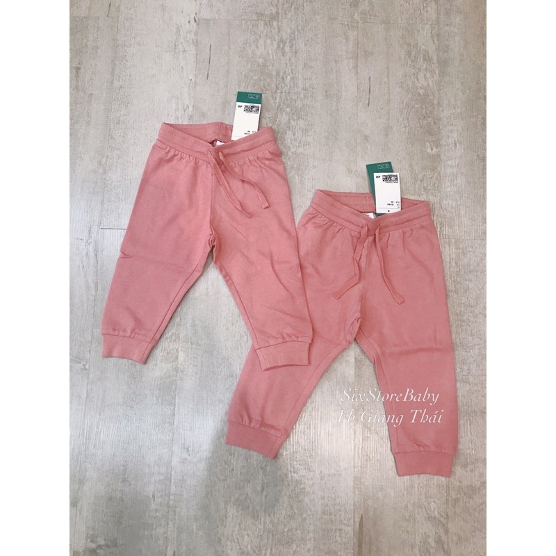 quần jogger hm hồng
