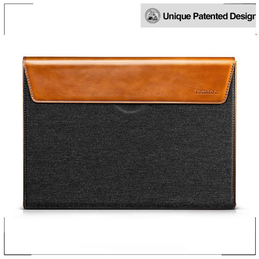 Túi chống sốc Tomtoc Premium Leather H15 for Macbook, Surface - Thương hiệu chính hãng TOMTOC (USA)