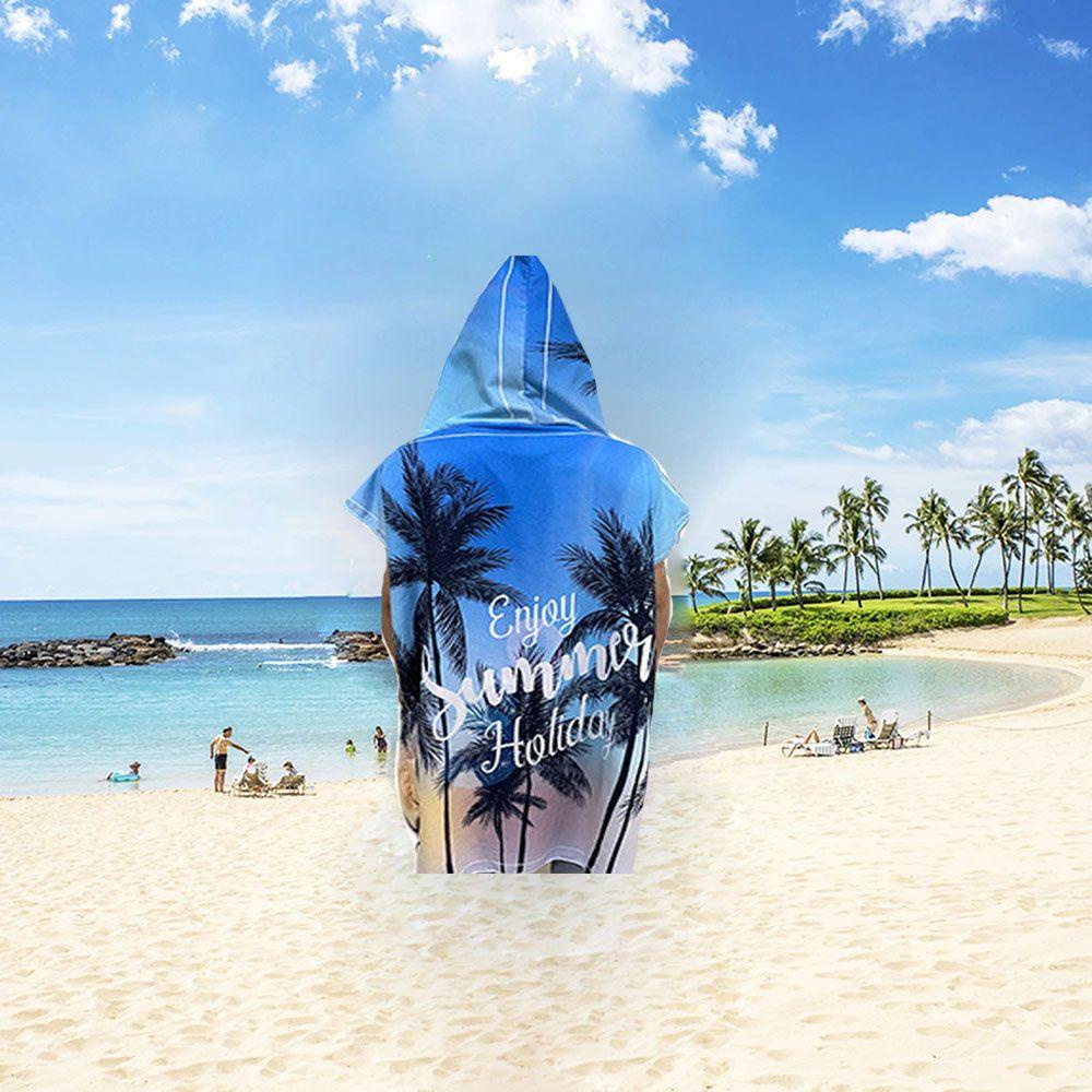 Khăn Tắm Có Mũ Trùm Đầu Giặt Được Tiện Dụng Cho Người Lớn