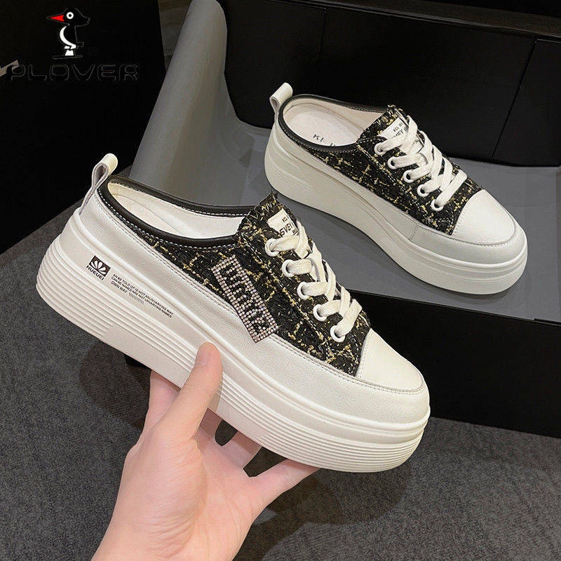 (SẴN HANG) Giày sục nữ sandal tăng chiều cao kiểu dáng thu đông phong cách hàn quốc mẫu mới năm nay