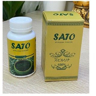 Tảo xoắn sato dưỡng da làm trắng dạng bột nhật bản