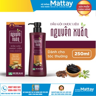 Dầu Gội Nguyên Xuân ( Màu Nâu - 250ml) - Dưỡng Tóc và Da Đầu, Sạch Gàu, Hết Ngứa.