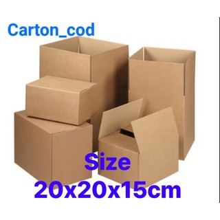 20 thùng hộp carton size 20x20x15cm