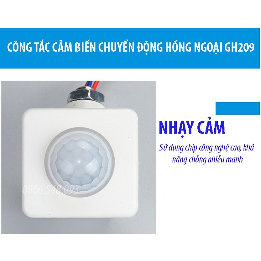 Công tắc mini cảm biến chuyển động hồng ngoại GH209 thương hiệu EXPED bảo hành 6 tháng
