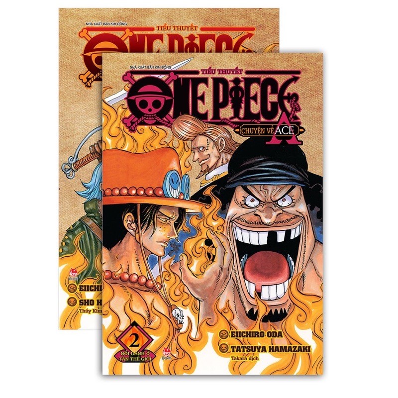 Truyện- Bộ tiểu thuyết One Piece: Chuyện kể về ACE (tặng kèm card) - NXB Kim Đồng