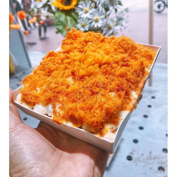 Bánh Bông Lan Nguyên Cám Trứng Muối Ruốc Gà Phomai Eatclean Dành Cho Người Ăn Kiêng