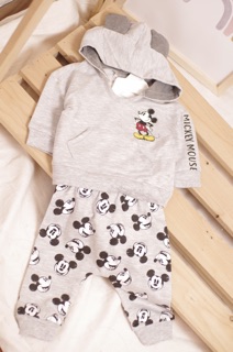 BỘ NỈ MICKEY DISNEY CHO BÉ