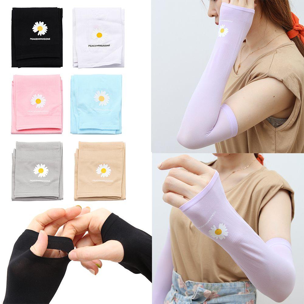 1 Cặp Vỏ Bọc Cánh Tay Làm Mát Chống Tia UV Cho Nữ