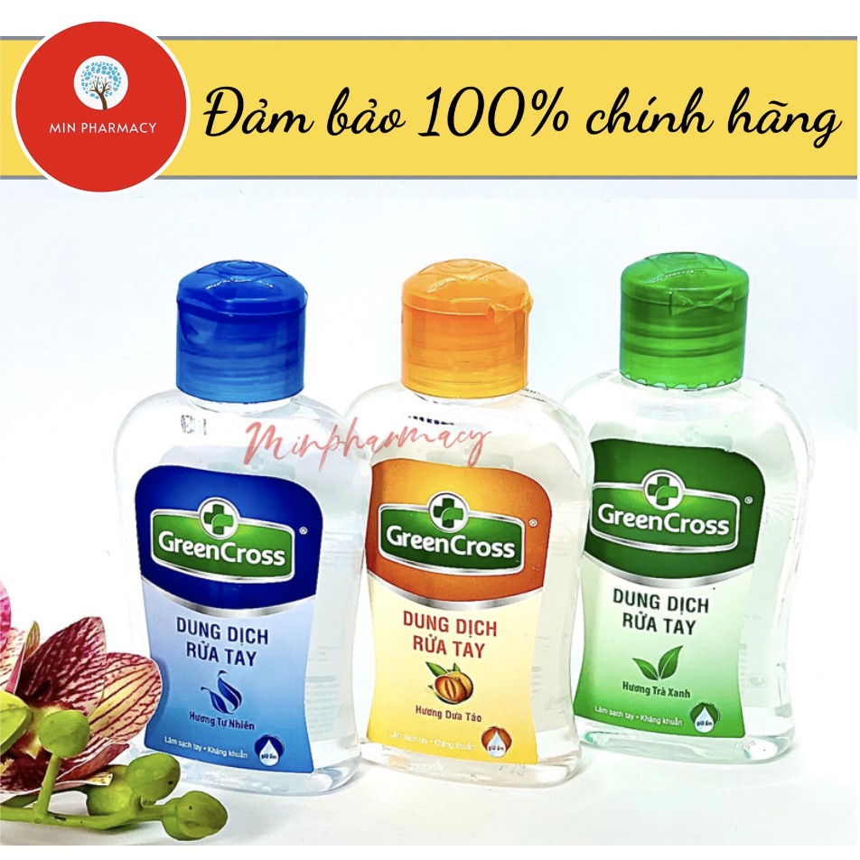 Dung dịch Nước Rửa tay Green Cross 100ml - Minpharmacy