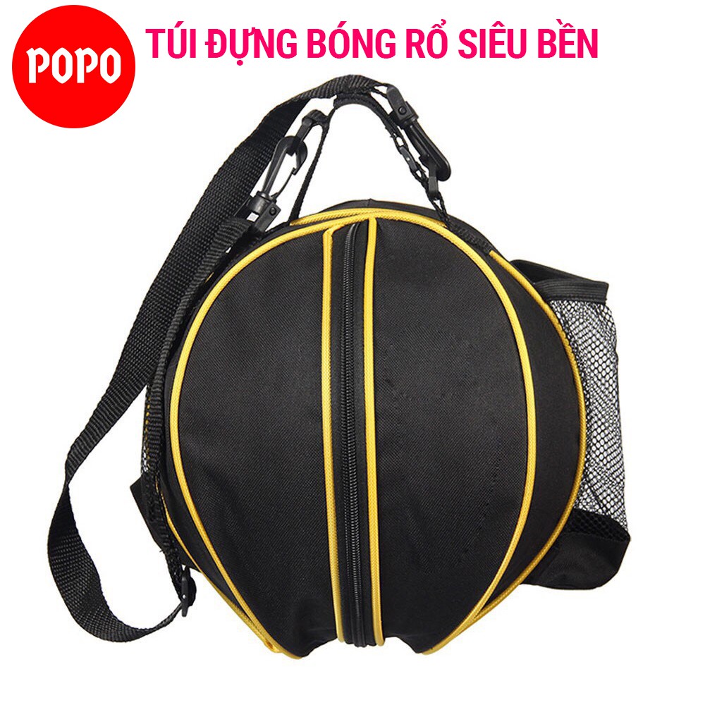 Túi đựng bóng rổ POPO 1147 có ngăn đựng bình nước, ngăn nhỏ đựng phụ kiện chất liệu cao cấp