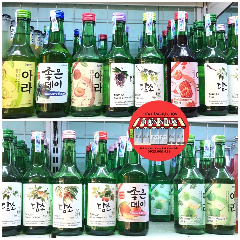 Soju trái cây 15 vị