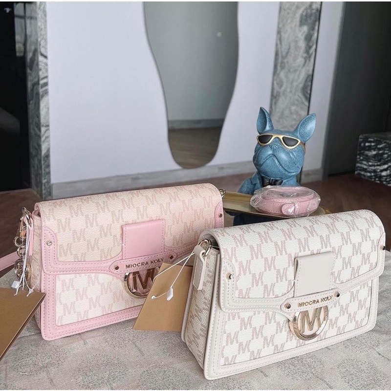 TÚI XÁCH MIOCRA KOLY MK29414 CHÍNH HÃNG KHOÁ LOGO NEW COLLECTION