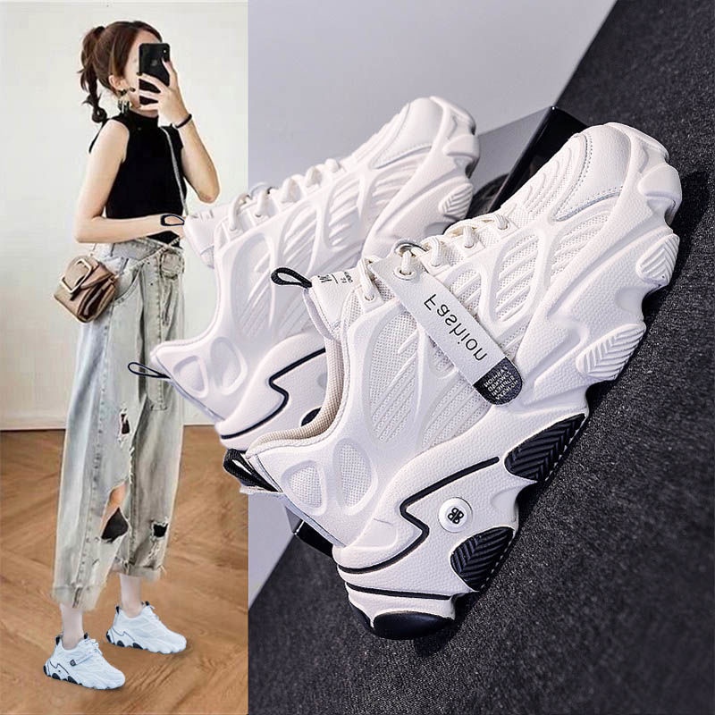 Giày Thể Thao Đế Dày Thoáng Khí Phong Cách Hàn Quốc Thời Trang Mùa Hè Hàng Mới Dành Cho Bạn Nữ S 2022