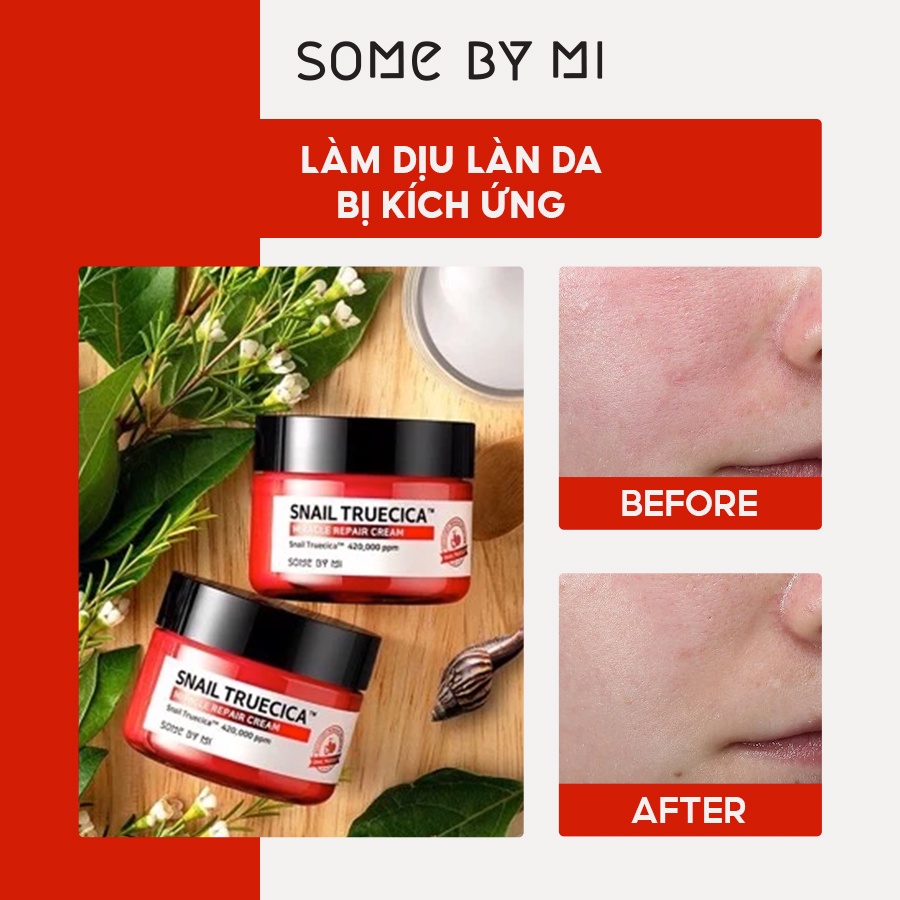 Kem Phục Hồi Dưỡng Da Somebymi SNAIL TRUECICA MIRACLE REPAIR CREAM 60g