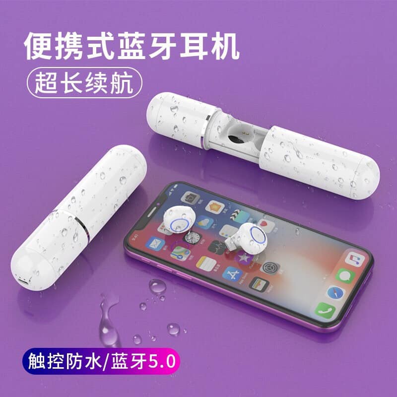 Tai Nghe Bluetooth, Tai Nghe Bluetooth 5.0 S10 TWS Cảm Biến Vân Tay Chống Nước Kiêm Sạc Dự Phòng Cho Điện Thoại