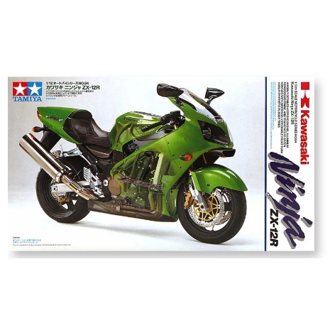 MÔ HÌNH XE MÔ TÔ 1/12 SCALE KAWASAKI NINJA ZX-12R 14084 Tamiya