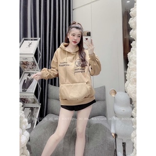 A209- áo hoodi nữ nâu balen