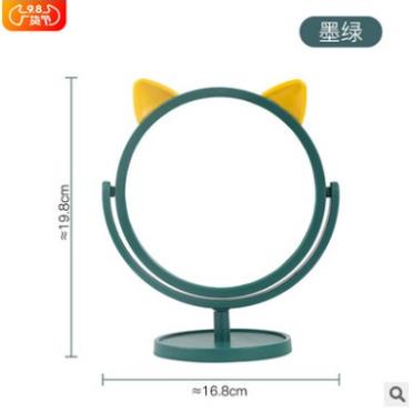 HMD0048 GƯƠNG ĐỂ BÀN/ GƯƠNG CẦM TAY TAI MÈO Lùn cute