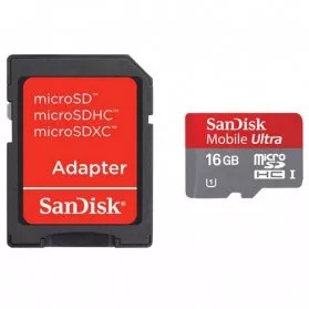 Thẻ Nhớ Sandisk Ultra Microsdhc Class 10 (30Mb / S) 16gb