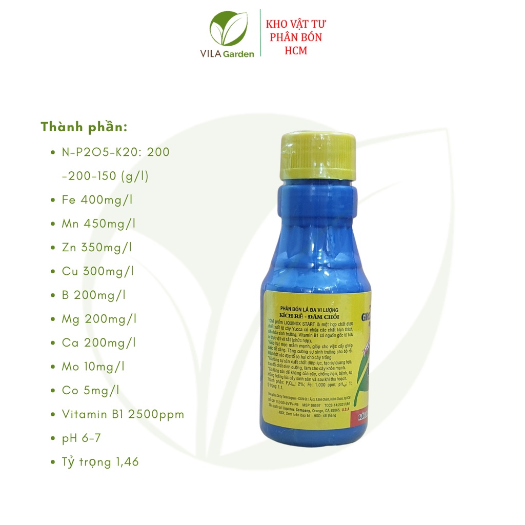 Phân bón lá Growmore Vitamin B1 100ml