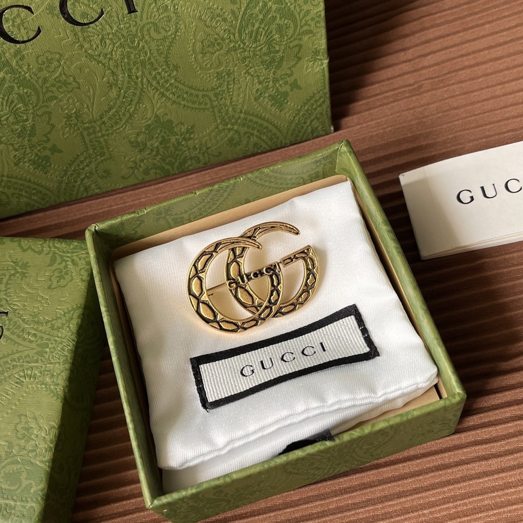 Ghim Cài Áo Hình Cà Vạt/Cà Vạt Thương Hiệu Gucci Thời Trang Dành Cho Nữ Và Nam