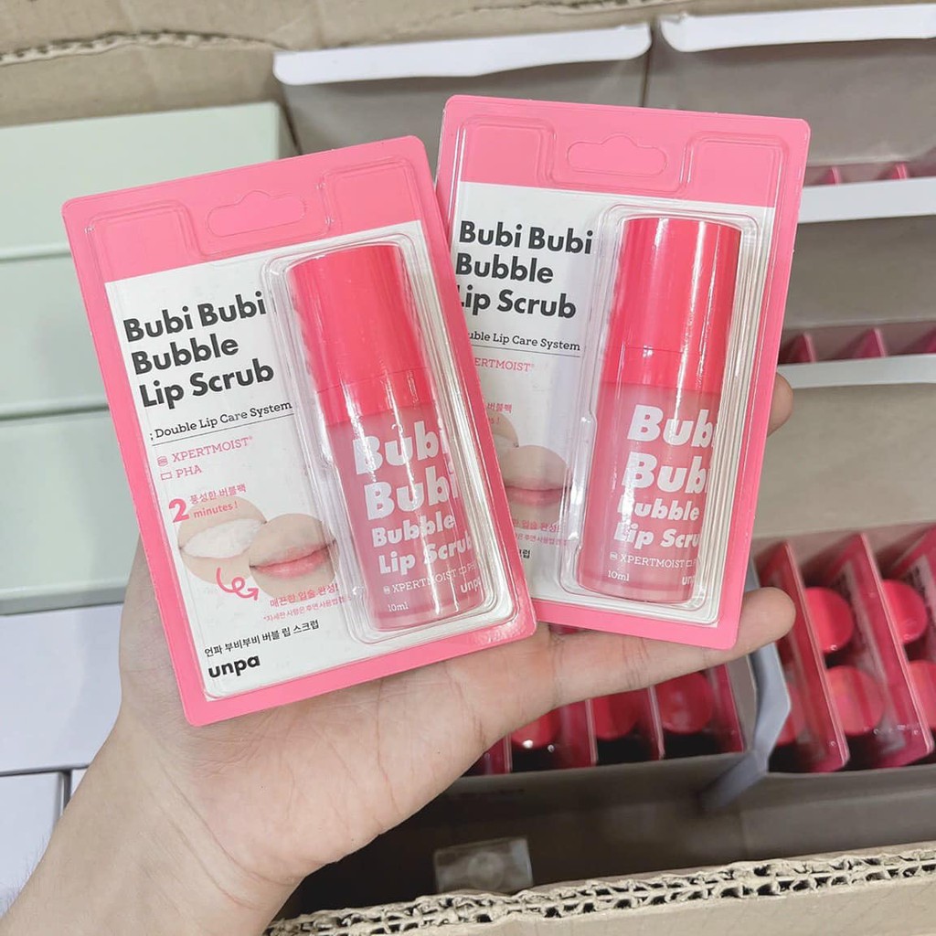 Gel Tẩy Da Chết Môi Unpa Bubi Bubi Lip