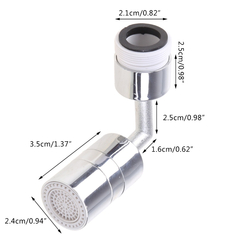 Vòi nước xoay 720 độ chống văng thông dụng cho nhà bếp/phòng tắm