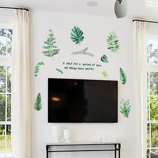 Decal dán tường Lá Cây
