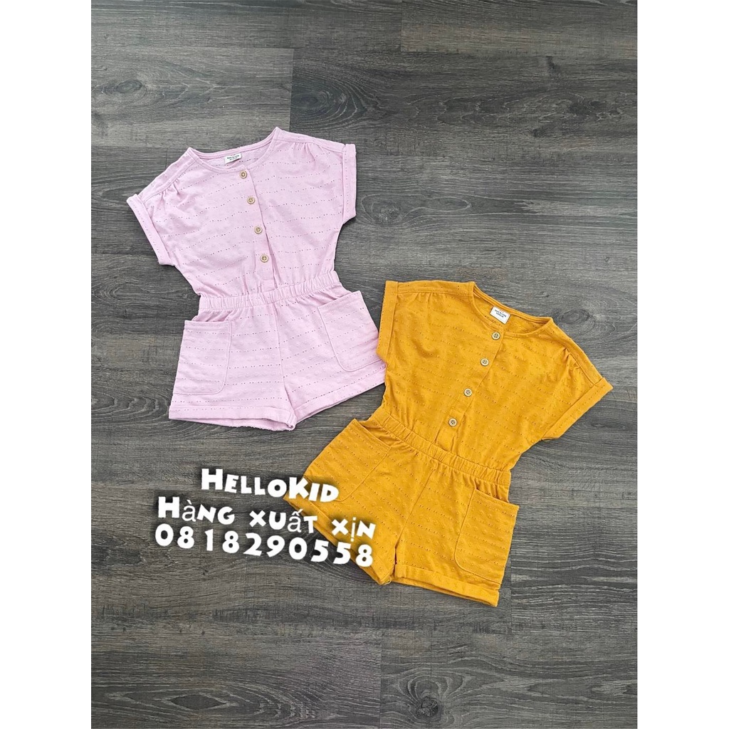 B232 - Bộ Jumsuit liền lỗ bé gái