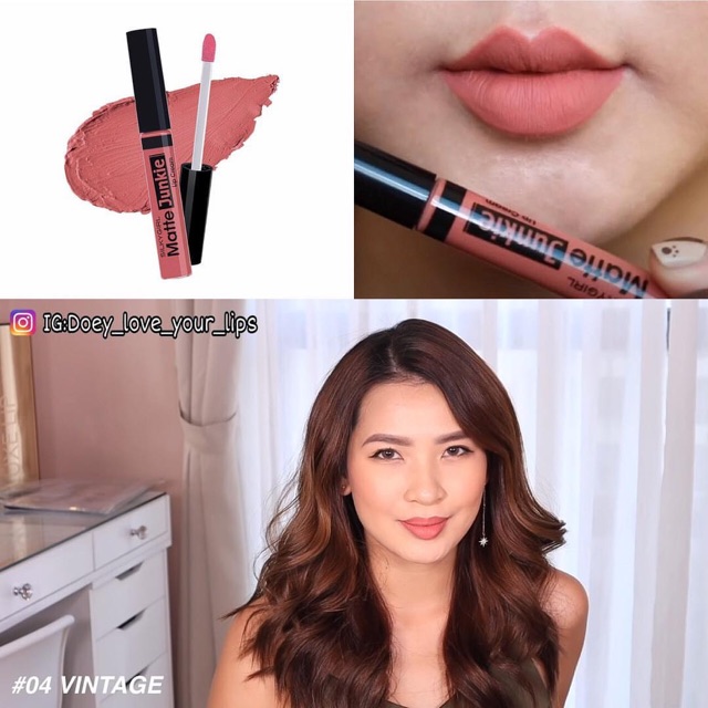 Son kem lì Silkygirl Matte Junkie Lip Cream