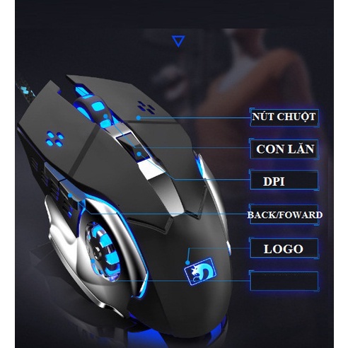 Chuột máy tính, chuột gaming M322 Bản Đặc Biệt, Led Đổi Màu Cực Đẹp, Thiết Kế nhiều màu đa lựa chọn [Có Bảo Hành]