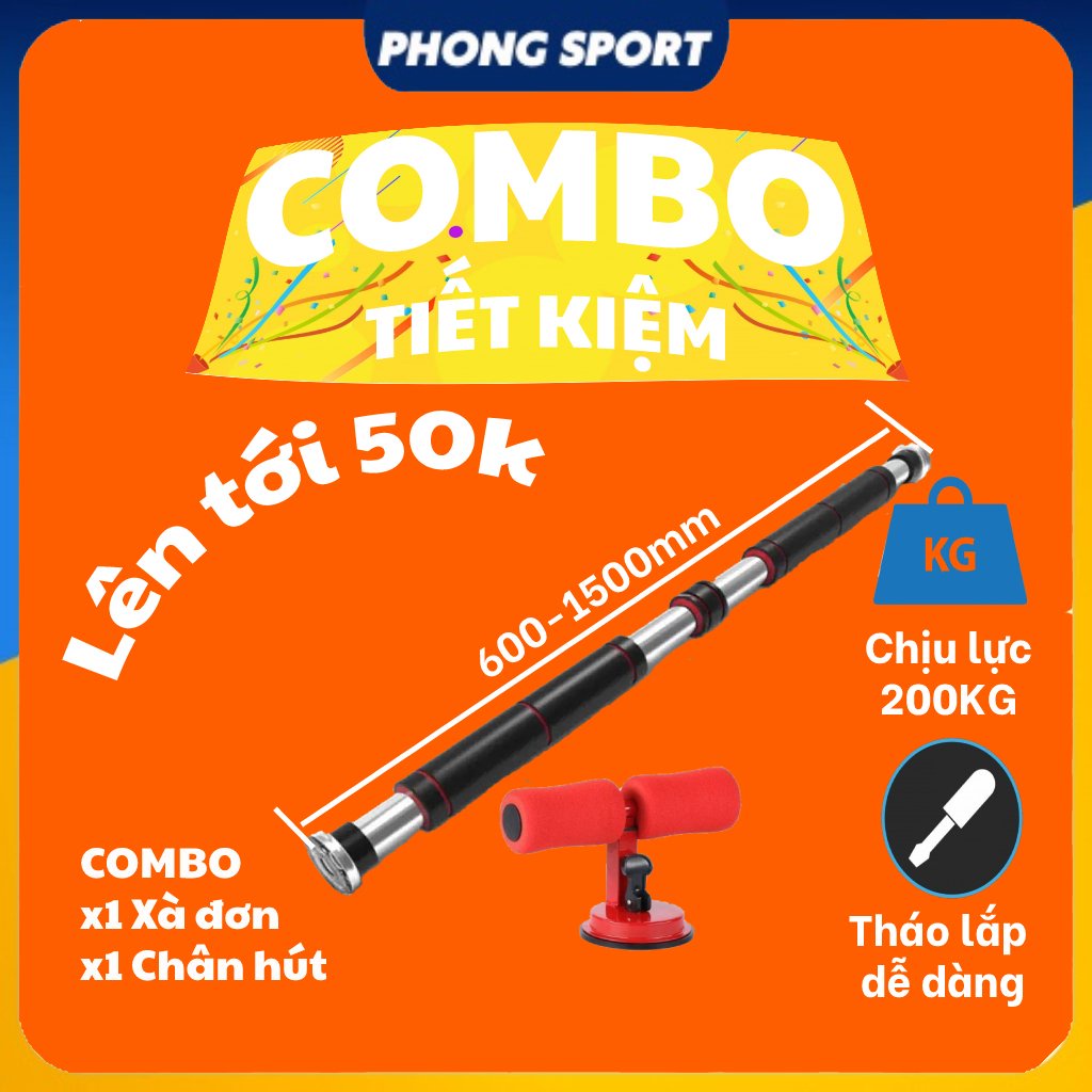 Xà Đơn Đa Năng COMBO CHÂN HÚT Không cần bắt vít.Tùy chỉnh kích thước [ GIAO NHANH 2H]