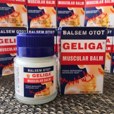 Dầu Cù Là Lửa GELIGA MUSCULAR BALM Indonesia 40G