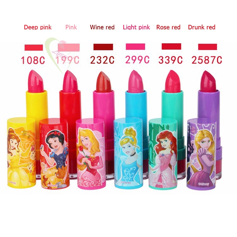 Son môi an toàn nhiều màu sắc thiết kế độc đáo dành cho trẻ em